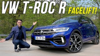 2023 VW TRoc R facelift REVIEW  300 hp Golf SUV on steroids 👻 [upl. by Kcirtemed]