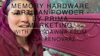 How To Use Artisan Powder by Prima Marketing [upl. by Sileas]