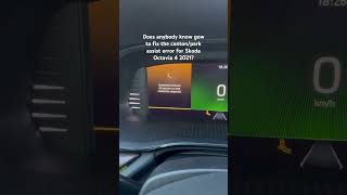 Skoda Octavia 4 Full of errors Canton error front assist error park assist error no sound [upl. by Ludovika]