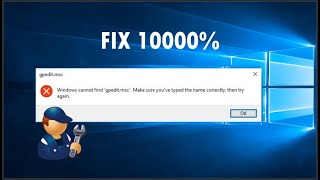 How to Fix cannot enable gpeditmsc in Window 102020 gpeditmscgroup policy editor [upl. by Claudetta]