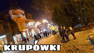 Krupówki Zakopane zimą [upl. by Assiralk]