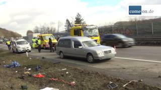 Tödlicher Unfall auf der A46 bei Iserlohn [upl. by Brufsky]