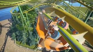 Time Warp Gröna lund New Roller Coaster Planet Coaster [upl. by Julianne]