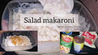 RESEPI SALAD MAKARONI BAJET [upl. by Koenig]