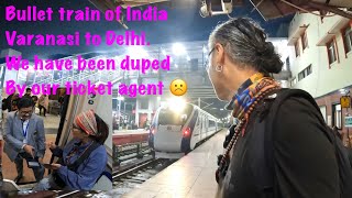 Vande Bharat express experiencing the future of Indian railways tibetanvlogger tibetanvlog [upl. by Kcirrek711]