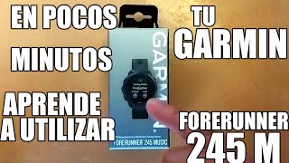 Garmin Forerunner 245 Music Análisis en español ⌚⌚⌚ zacariasprada [upl. by Kcirdahc874]