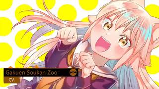 Murenase Seton Gakuen Opening Full  Gakuen Soukan Zoo  CV [upl. by Gibbons]