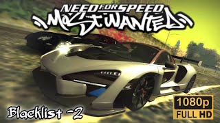 GW LAWAN BOSS BLACKLIST 2 PAKAI MOBIL MCLAREN SENNA HARUS KASIH PAHAM  NFS MOST WANTED REDUX [upl. by Aved876]