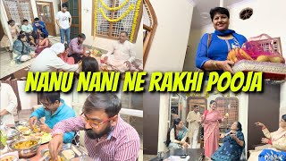 JINISHA KE LIYE NANU NANA NE RAKHI POOJA  SABNE KARA SAATH MEIN ENJOY [upl. by Hammer]