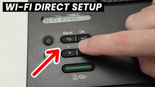 How to Setup WiFi Direct on Brother Printer [upl. by Ikkiv]