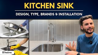 Kitchen Sink  Best Kitchen Sink design I Quartz Sink I Waterfall Sink in India interiordesign [upl. by Gaither]