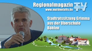 Stadtratssitzung Grimma aus der Oberschule Böhlen [upl. by Ettie]