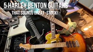 4 Harley Benton guitars that sounds great  Stock [upl. by Mcnally195]