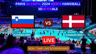 Slovenia Vs Denmark LIVE Score UPDATE Today Semi Finals Match 2024 Paris Olympic Men’s Handball LIVE [upl. by Sabba]