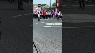 Ballygelly Accordion Band Black SaturdayBallymena 2024 [upl. by Paige34]