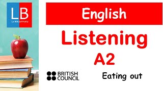 Clases Inglés online LISTENING A2 Listen amp Check 1 Eating out [upl. by Severin]