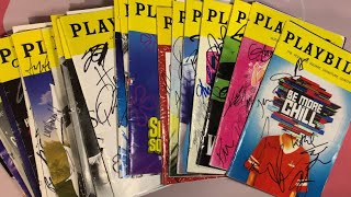 ASMR Flipping Through Every Broadway Playbill I Have [upl. by Filiano]