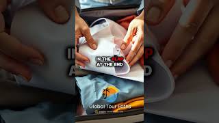 ✈️ Top TRAVEL HACK to Fold Clothes and SAVE SPACE 🧳  Maximize Your Packing Space [upl. by Yeclek751]