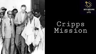 Cripps Mission  Modern History  Lets Learn UPSC  Muthu [upl. by Aelyk59]