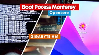 Boot Process Monterey Dortania Opencore H61 [upl. by Kimbra]