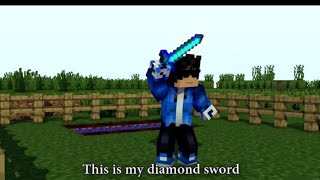 My Diamond Sword Song Premiere [upl. by Yanaj45]