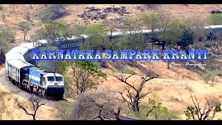 KARNATAKA SAMPARK KRANTI  Pune to Bangalore [upl. by Tteraj557]