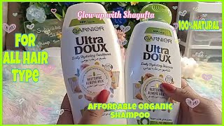 Organic shampoo with Almond Milk  Garnier Ultra doux shampoo  GlowupwithShagufta [upl. by Siahc]