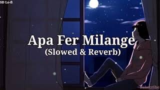 Apa Fer Milange slowed amp reverb  New Punjabi song in 2024 song with music [upl. by Kippy]