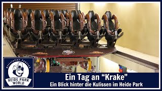 Reportage Ein Tag an quotKrakequot im Heide Park Resort 2015 [upl. by Allare]