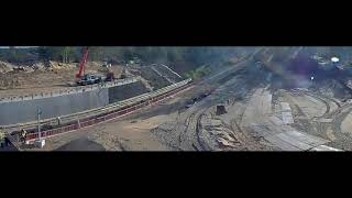 Timelapse Ecoduct de Asselsche Heide  Dura Vermeer [upl. by Esnofla]