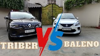 Triber 2022 vs Baleno 2022 same rate ma 7seater ya 5seater  triber vs Baleno [upl. by Batha]