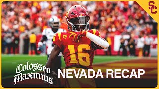 2023 USC Football Nevada Recap [upl. by Enohpesrep66]