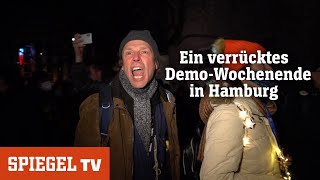 Spaziergänge Demos Aktionen Die CoronaProteste in Hamburg  SPIEGEL TV [upl. by Cianca]