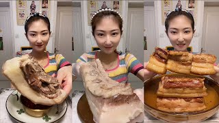 ASMR MUKBANG EATING SHOW Pork food  Boiled pork meats food Chinfood [upl. by Madeleine]