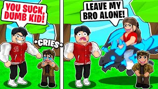 He BULLIED Our LITTLE BROTHER So We FLEX OFF BATTLED HIM Roblox Adopt Me [upl. by Losyram841]