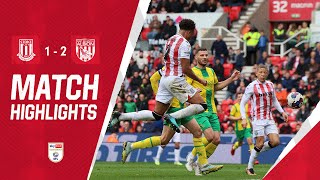 Stoke City 12 West Bromwich Albion  Highlights [upl. by Arissa]