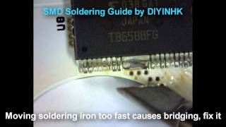 DDC PCB SMT SMD Hand Soldering Guide 0402 0603 [upl. by Elleiram351]