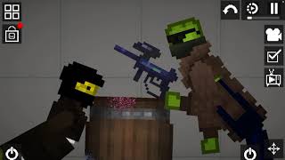 Short film melon playground melon city police station has paintball gun fight [upl. by Corwun720]