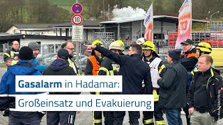 Großeinsatz und Evakuierung nach Gasaustritt in Hadamar [upl. by Earb760]