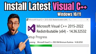 How to Download amp Install Visual C in Windows 1011 2023 NEW [upl. by Oicor]