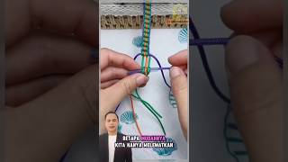 Tutorial Cara Membuat Gelang Dengan Tali Kur tipsdantrik idekreatif diy [upl. by Euhsoj]