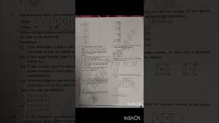 MATHS Olympiad IMO Class 9 202425 SetB Question Paper 19th Nov shorts IMO Questionpaper viral [upl. by Latsyrd635]