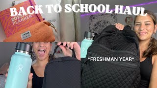 Back to school haul  l Freshman year l 2023 [upl. by Eseilenna196]