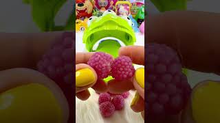 ASMR ALIEN DENTIST LOVE EATING RED BERRIES GUMMY CANDYshortvideosatisfyingasmrshorts [upl. by Yemrej]