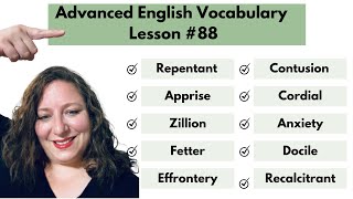 Advanced Vocabulary Builder Lesson 88 [upl. by Llevrac392]