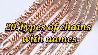 20 Types of chains with names Different types of chains with names [upl. by Aenil]