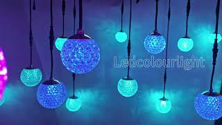 Crystal RGB light outdoor decoration lights for weddingGardens [upl. by Helene924]