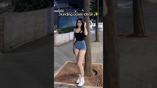 Easy Standing poses ✨ ideas standing beginners easy fashion photography model shorts pose [upl. by Philip]