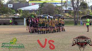 Mudgeeraba Redbacks Vs Jimboomba Thunder U14 Rnd 8 [upl. by Idid]