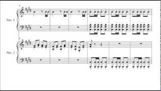 quotFinalequot from The Lone Ranger on 2 pianos [upl. by Sekofski694]